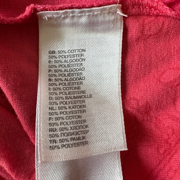 🌺 The North Face Pink Floral Graphic Tee – Women’s Medium Lightweight Summer - Picture 5 of 6